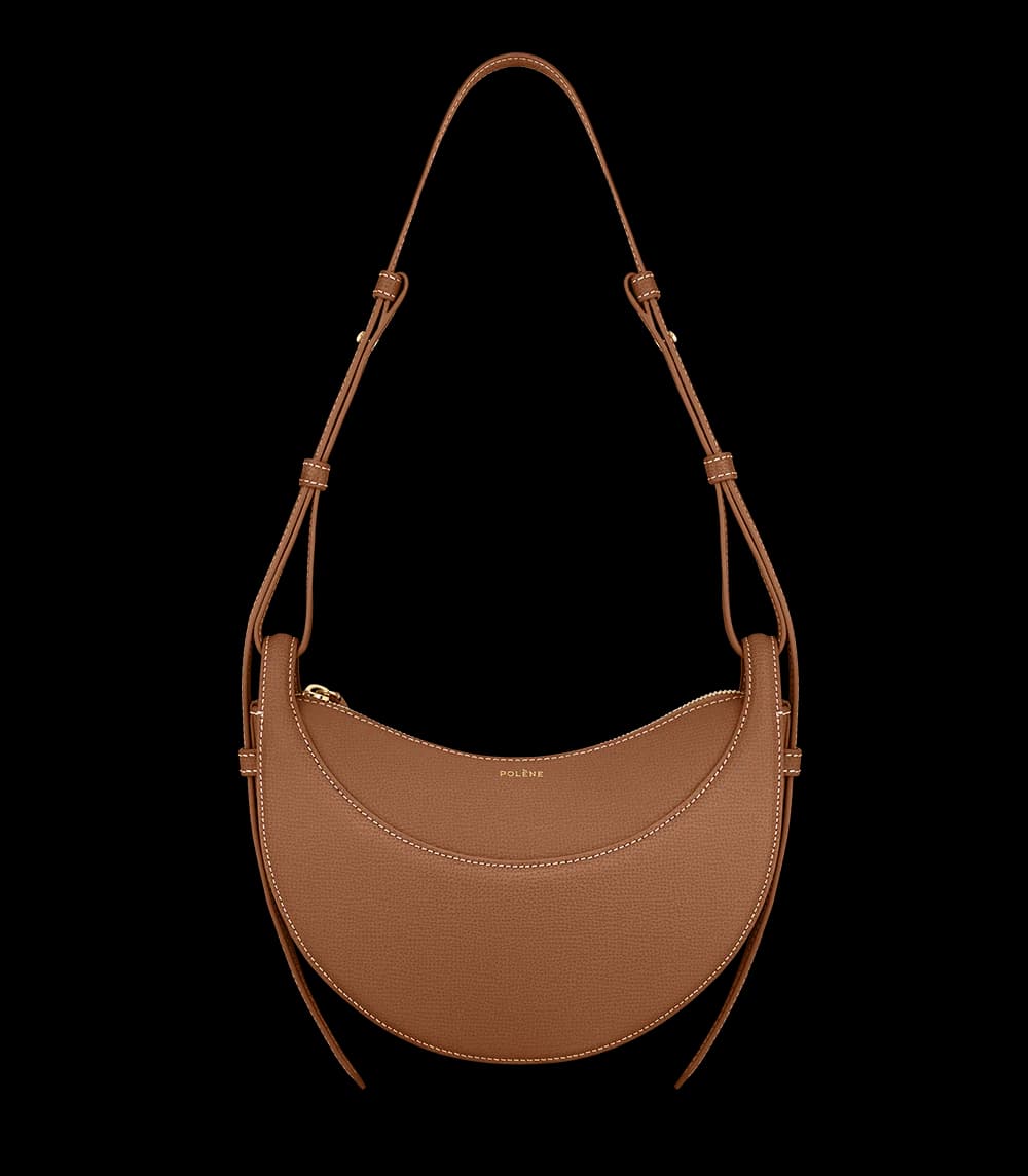 Polène Bag NUMÉRO DIX GRAINÉ — Camel Grained