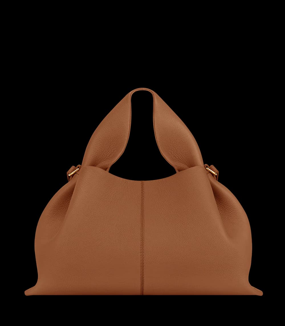 Polène Bag NUMÉRO NEUF — Camel Grained