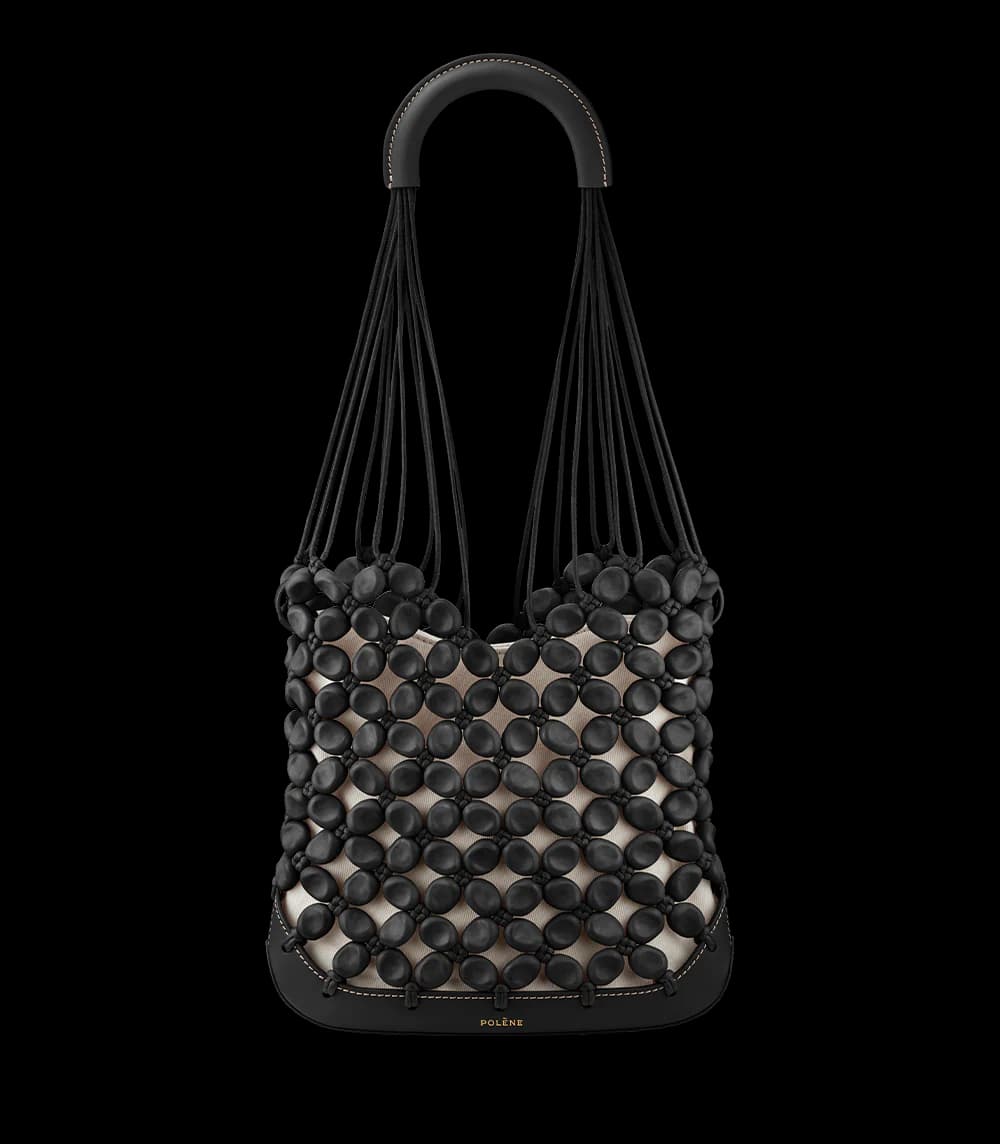 Polène Bag SOLÉ — Smooth Black
