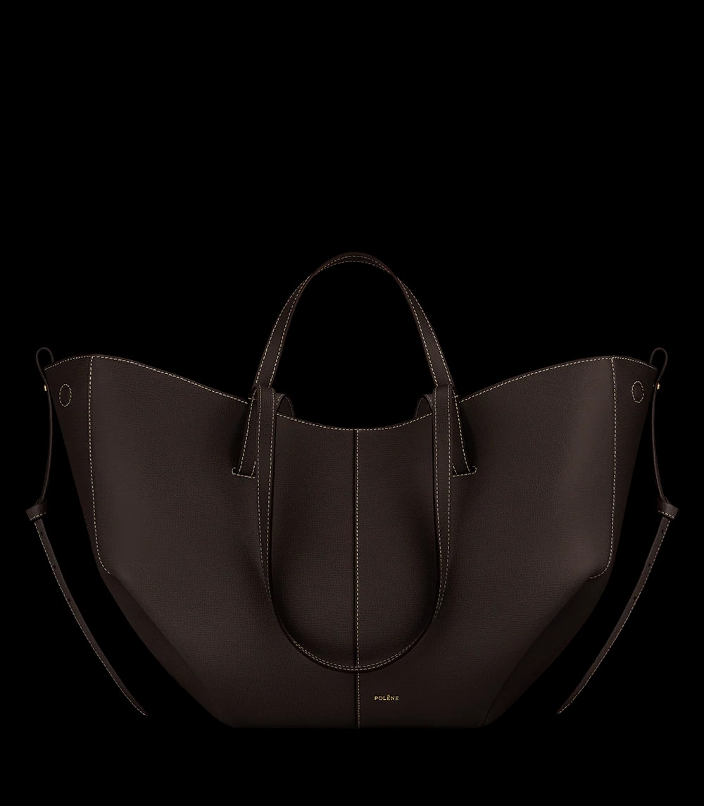 Polène CYME Ebony Grained — authentic Polène bag