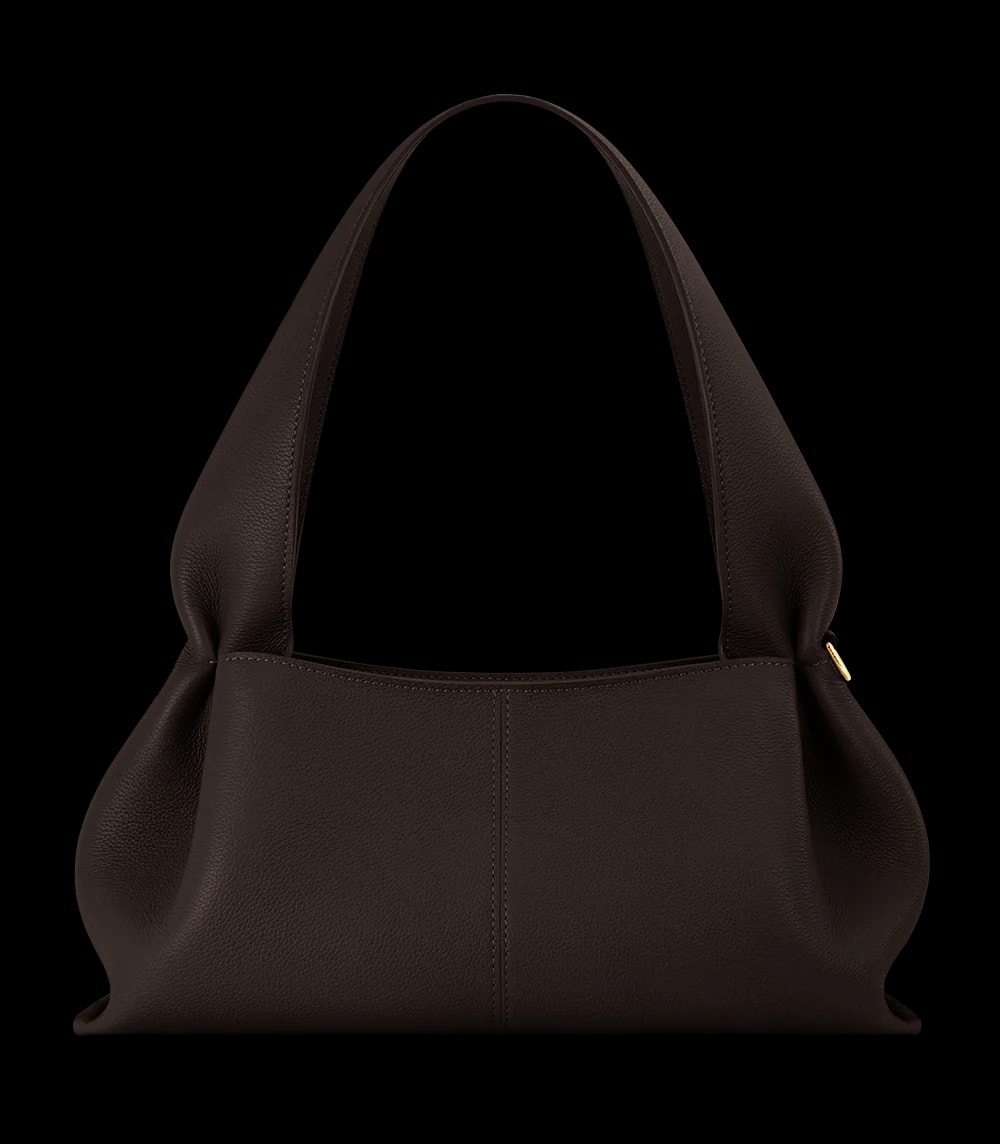 Polène NUMÉRO NEUF EAST-WEST Ebony Grained — authentic Polène bag