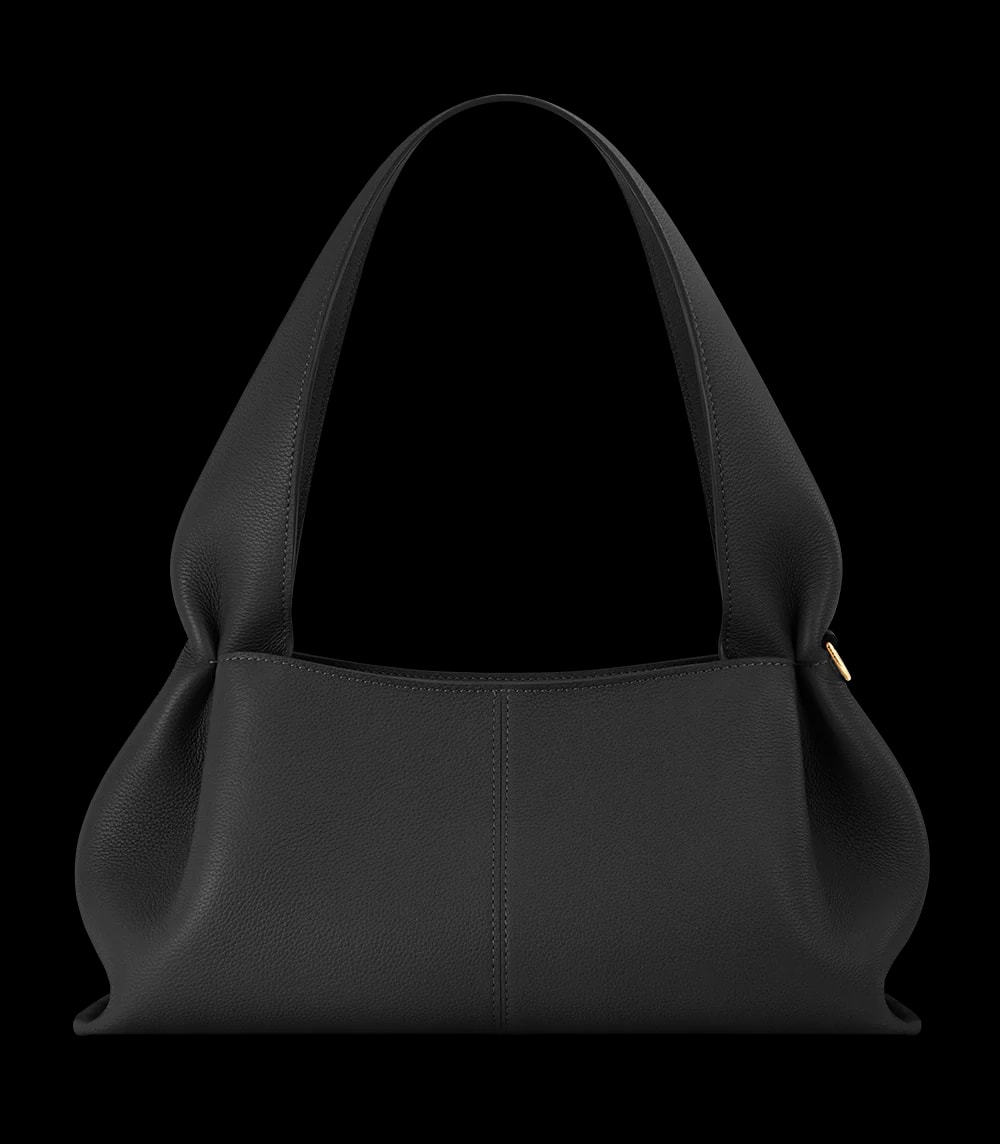 Polène NUMÉRO NEUF EAST-WEST Black Grained — authentic Polène bag