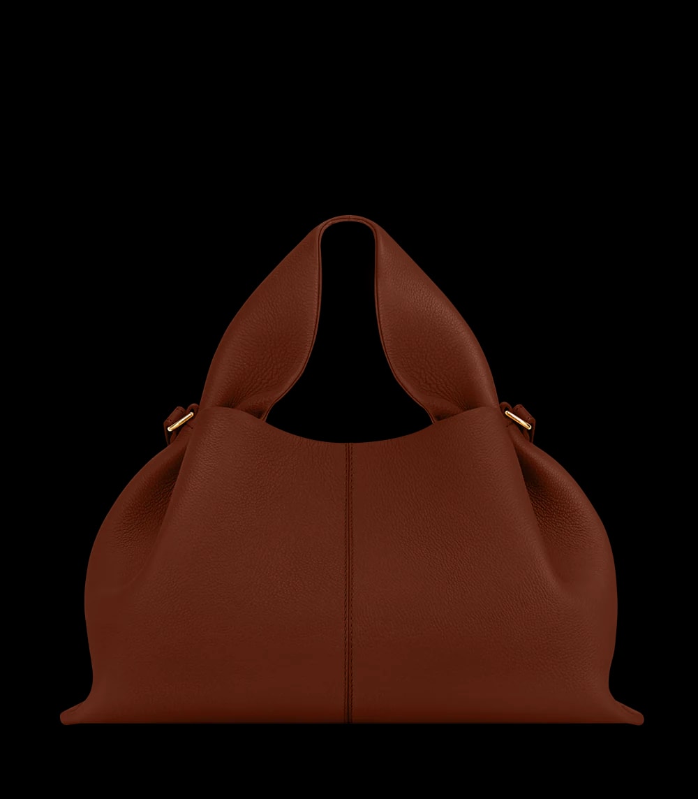 Polène NUMÉRO NEUF Cognac Grained — authentic Polène bag