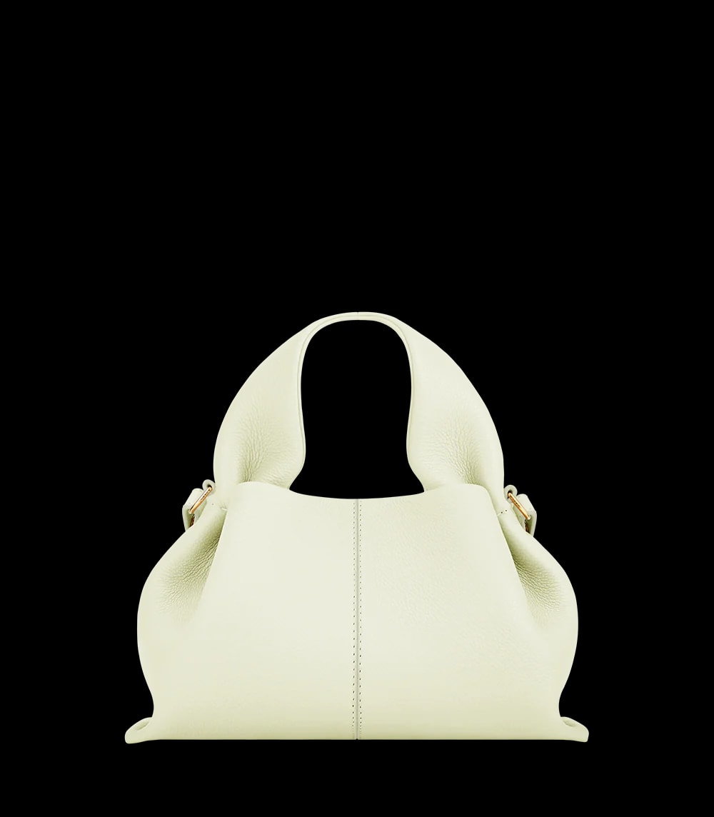 Polène NUMÉRO NEUF MINI Aloe Grained — authentic Polène bag