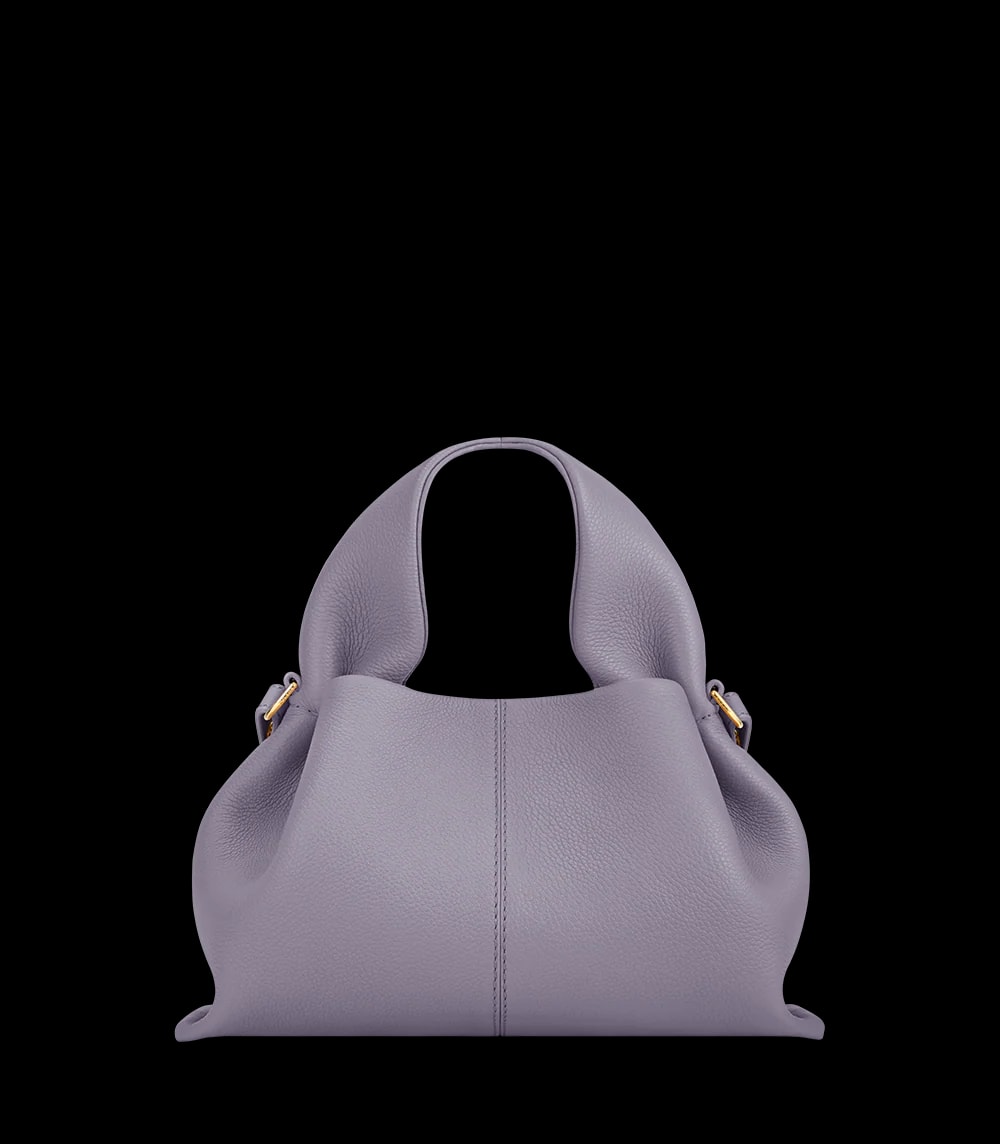 Polène NUMÉRO NEUF MINI Mauve Grained — authentic Polène bag